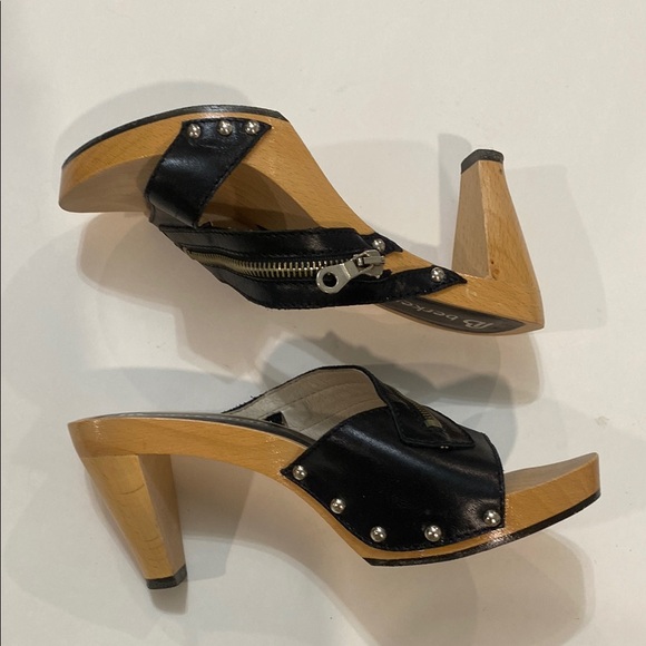 Black Leather Mules by Berkemann Size 37 - Picture 5 of 15